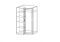Шкаф угловой (глубина 50 см) Интер-1 мдф с зеркалом