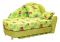 Зеленый диван для детей Фиона