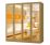 Шкаф распашной (цвет венге) Классика-2 с зеркалами