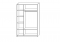 Шкаф распашной в классическом стиле Альма 3.4