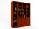 Книжный шкаф (цвет орех) Гала-43
